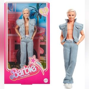 Barbie: The Movie Collectible Ken Doll
Wearing Denim Matching Set